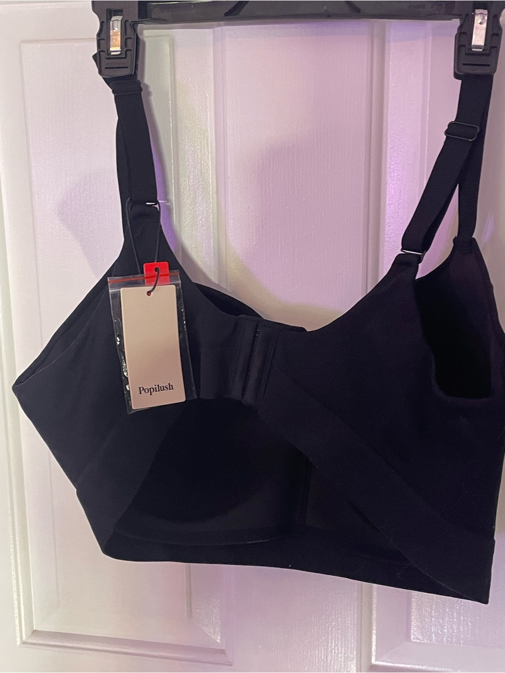 Popilush Black Everyday Comfort Wireless Bra